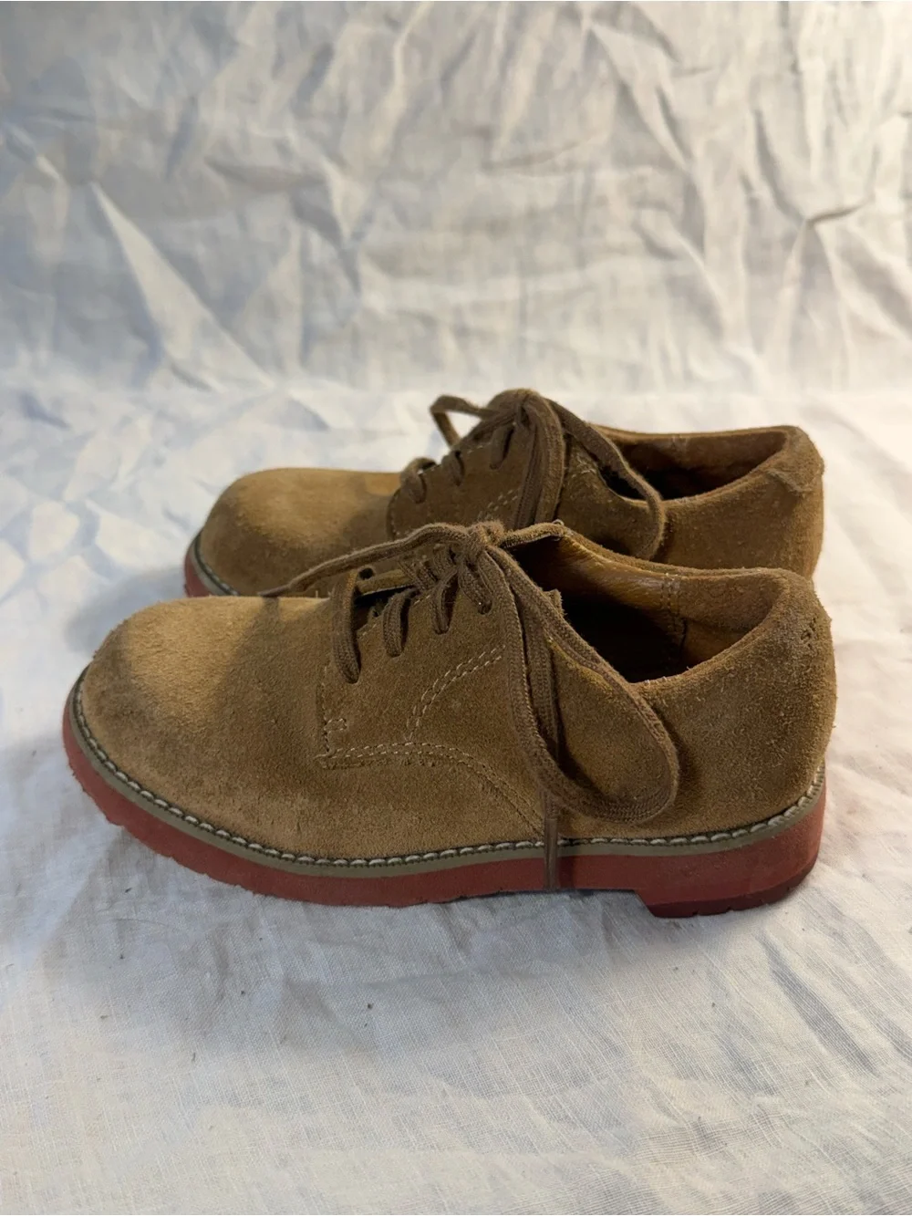 Sperry’s Tevin Brown Suede Lace-Up Oxford Dress Shoes